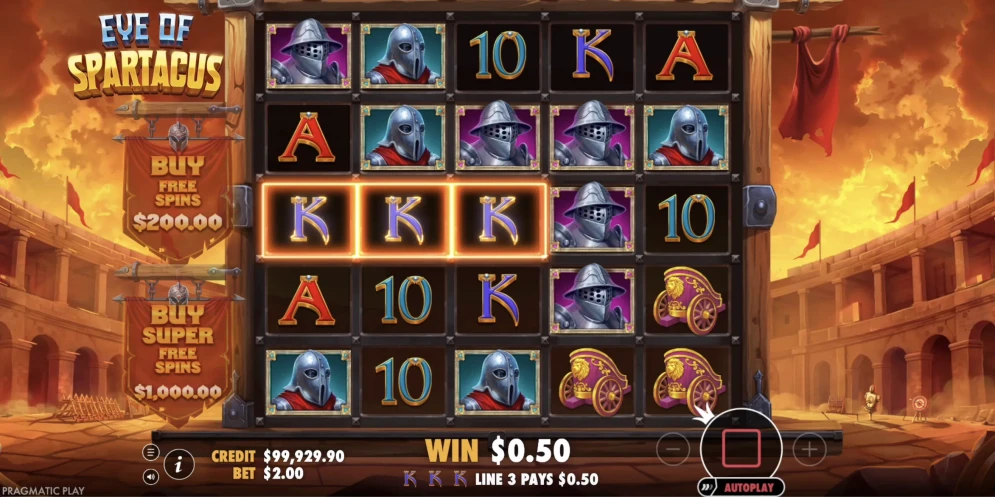 Eye of Spartacus Slot